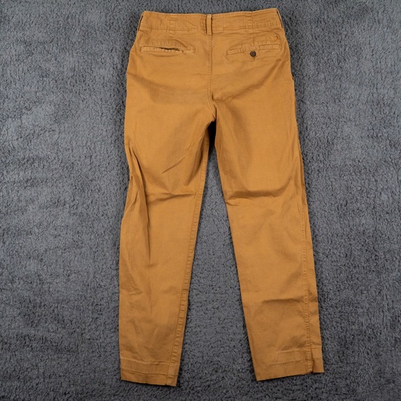 American Eagle Pants Mens 32x30* Brown Original Straight Khaki Preppy Chino - Picture 2 of 7